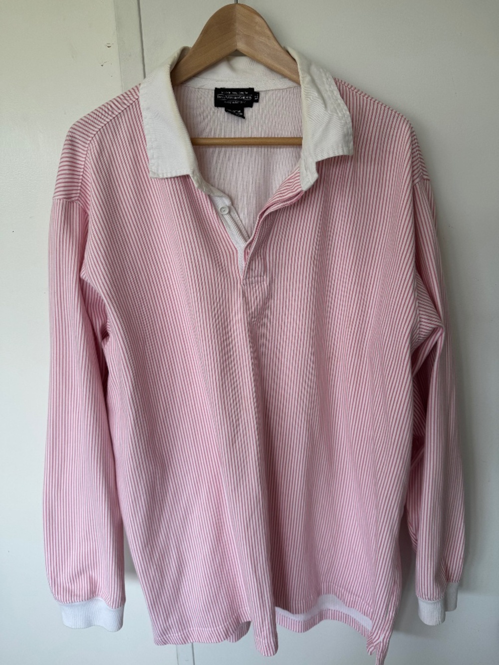 J Peterson’s Pinstripe Collared Shirt